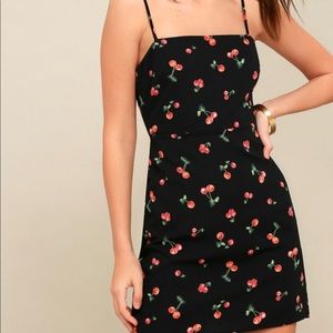 Little black cherry dress